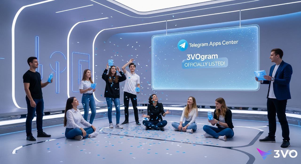 3VOgram Is Now Officially Listed on Telegram Apps Center